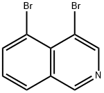 4,5-dibromoisoquinoline 化学構造式