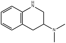 N,N-二甲基-1,2,3,4-四氢喹啉-3-胺, 1670-50-4, 结构式