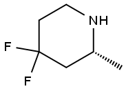 (R)-4,4-二氟-2-甲基哌啶 结构式