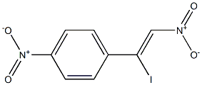 4-Nitro-1-(1-iodo-2-nitro vinyl) benzene Structure