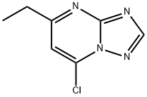 7-氯-5-乙基-[1,2,4]三唑并[1,5-A]嘧啶, 167371-76-8, 结构式