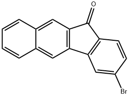 3-bromo-11H-benzo[b]fluoren-11-one 化学構造式