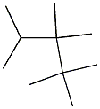 2,2,3,3,4-Pentamethylpentane. 结构式