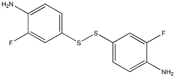 双(3-氟-4-氨基苯基)二硫醚,16766-33-9,结构式