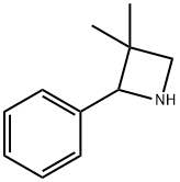 3,3-dimethyl-2-phenylazetidine 化学構造式