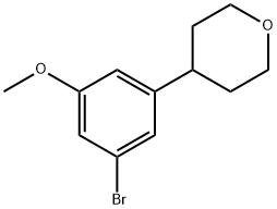 4-(3-bromo-5-methoxyphenyl)tetrahydro-2H-pyran|4-(3-bromo-5-methoxyphenyl)tetrahydro-2H-pyran
