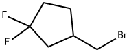 3-(bromomethyl)-1,1-difluorocyclopentane, 1695914-13-6, 结构式