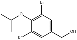 [3,5-Dibromo-4-(propan-2-yloxy)phenyl]methanol Structure