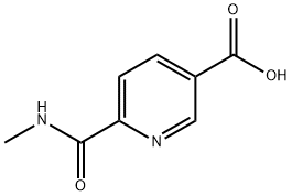 6-(methylcarbamoyl)pyridine-3-carboxylic acid,170464-32-1,结构式