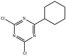 2,4-Dichloro-6-cyclohexyl-1,3,5-triazine Structure