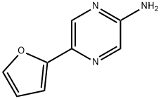 2-Amino-5-(2-furyl)pyrazine 结构式