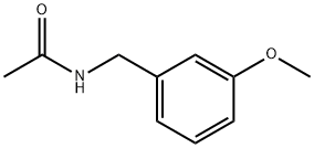 Acetamide, N-[(3-methoxyphenyl)methyl]- 化学構造式