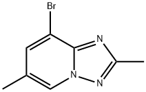 8-bromo-2,6-dimethyl-[1,2,4]triazolo[1,5-a]pyridine Structure