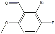 2-溴-3-氟-6-甲氧基苯甲醛,1780200-30-7,结构式