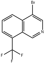4-bromo-8-(trifluoromethyl)isoquinoline Structure