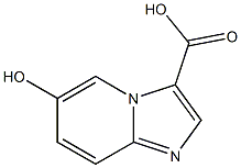 6-hydroxyimidazo[1,2-a]pyridine-3-carboxylic acid Struktur