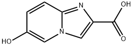 6-hydroxyimidazo[1,2-a]pyridine-2-carboxylic acid Struktur