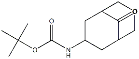 tert-butyl N-{9-oxo-3-oxabicyclo[3.3.1]nonan-7-yl}carbamate Structure