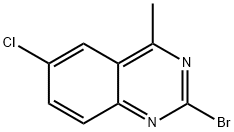2-bromo-6-chloro-4-methylquinazoline 结构式