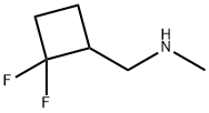 [(2,2-difluorocyclobutyl)methyl](methyl)amine 结构式