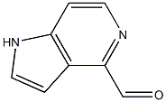 1H-pyrrolo[3,2-c]pyridine-4-carbaldehyde Struktur
