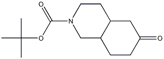 6-氧代八氢异喹啉-2(1H)-羧酸叔丁酯 结构式