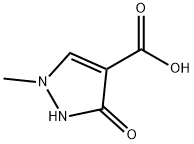 1-甲基-3-氧代-2,3-二氢-1H-吡唑-4-羧酸, 178316-79-5, 结构式