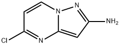 5-chloropyrazolo[1,5-a]pyrimidin-2-amine 化学構造式