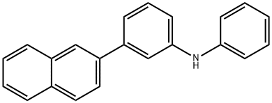 Benzenamine, 3-(2-naphthalenyl)-N-phenyl- Struktur