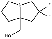 (2,2-difluorotetrahydro-1H-pyrrolizin-7a(5H)-yl)methanol Struktur