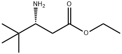 ethyl (R)-3-amino-4,4-dimethylpentanoate Struktur