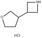 3-(oxolan-3-yl)azetidine hydrochloride Structure
