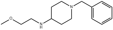 4-Piperidinamine, N-(2-methoxyethyl)-1-(phenylmethyl)- Structure