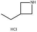 3-ethylazetidine hydrochloride Struktur