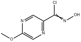 N-hydroxy-5-methoxypyrazine-2-carbimidoyl chloride,1799816-15-1,结构式