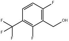 2,6-Difluoro-3-(trifluoromethyl)benzyl alcohol Struktur