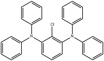 2-Chloro-N1,N1,N3,N3-tetraphenylbenzene-1,3-diamine, 1800321-78-1, 结构式