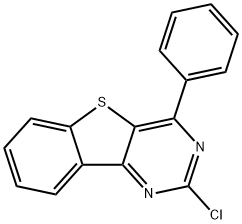 2-Chloro-4-phenyl[1]benzothieno[3,2-d]pyrimidine 化学構造式