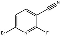 6-bromo-2-fluoropyridine-3-carbonitrile Struktur