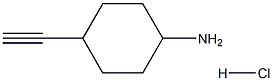 4-ethynylcyclohexan-1-amine hydrochloride Structure