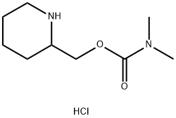 (哌啶-2-基)甲基 N,N-二甲基氨基甲酯盐酸,1803600-95-4,结构式