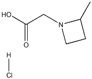 2-(2-methylazetidin-1-yl)acetic acid hydrochloride Struktur