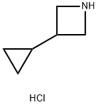 3-cyclopropylazetidine hydrochloride 结构式