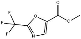 methyl 2-(trifluoromethyl)-1,3-oxazole-5-carboxylate Struktur