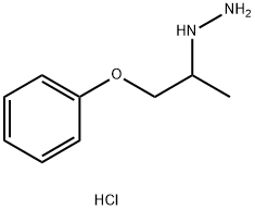 (1-phenoxypropan-2-yl)hydrazine dihydrochloride Structure
