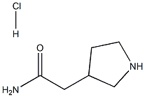 2-(pyrrolidin-3-yl)acetamide hydrochloride Structure