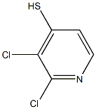 2,3-dichloropyridine-4-thiol Struktur