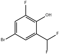 5-Bromo-3-fluoro-2-hydroxybenzodifluoride Structure