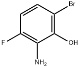 2-氨基-6-溴-3-氟苯酚 结构式