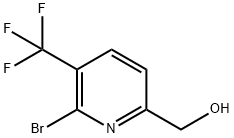 (6-Bromo-5-trifluoromethyl-pyridin-2-yl)-methanol Struktur